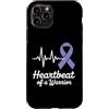 Stomach Cancer Warrior Gifts for Women a Custodia per iPhone 11 Pro Consapevolezza del cancro allo stomaco Pervinca Novembre Cancro allo stomaco