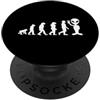 Alien Evolution Secret Space Program UFO Divertente evoluzione aliena/programma spaziale segreto design PopSockets PopGrip Adesivo