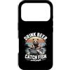 Bear Fishing Beer Lover Lake Custodia per iPhone 17 Pro Bere Birra Cattura Pesce Evitare Persone Pesca