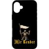 Medieval Renaissance Ren Faire Jousting Custodia per iPhone 16 Plus Sir Render Surrender Divertente Cavaliere Medievale Meme