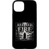 Christian Faith Refined By Fire Verse Custodia per iPhone 15 Plus Filtrati dal fuoco 1 Pietro 1 7 Scrittura cristiana