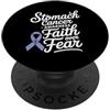 Stomach Cancer Warrior Gifts for Women a Consapevolezza del cancro allo stomaco Pervinca Novembre Cancro allo stomaco PopSockets PopGrip Adesivo