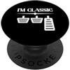 Mechanic Car Enthusiast Designs & Car Ou Sono un classico amante delle auto, meccanico, garagista PopSockets PopGrip Adesivo