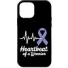 Stomach Cancer Warrior Gifts for Women a Custodia per iPhone 12 mini Consapevolezza del cancro allo stomaco Pervinca Novembre Cancro allo stomaco