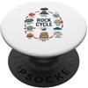 GeoVibe Science Designs Rock Cycle Vintage Geologia Scienze della Terra Grafico PopSockets PopGrip Adesivo