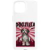 Maltipoo Puppy Lover PS Custodia per iPhone 15 Divertente retrò giapponese Dogzilla Maltipoo amante dei cani