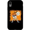 Funny Halloween Shirts Scary Gifts Men W Custodia per iPhone XR Halloween Dabbing Scheletro Skull Rib Cage Dab Dance Pose
