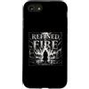 Christian Faith Refined By Fire Verse Custodia per iPhone SE (2020) / 7/8 Filtrati dal fuoco 1 Pietro 1 7 Scrittura cristiana