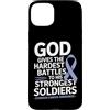 Stomach Cancer Warrior Gifts for Women a Custodia per iPhone 15 Plus Consapevolezza del cancro allo stomaco Pervinca Novembre Cancro allo stomaco