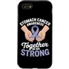 Stomach Cancer Warrior Gifts for Women a Custodia per iPhone SE (2020) / 7/8 Consapevolezza del cancro allo stomaco Pervinca Novembre Cancro allo stomaco