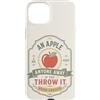 Teacher Sass Studio Custodia per iPhone 15 Plus Apple Joke Fruit Humor Funny Daying Retro Citazione