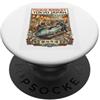Japan Travel Vacation Apparel Tsukiji Fish Market Asta di tonno grafico di frutti di mare di Tokyo PopSockets PopGrip Adesivo