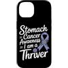 Stomach Cancer Warrior Gifts for Women a Custodia per iPhone 14 Consapevolezza del cancro allo stomaco Pervinca Novembre Cancro allo stomaco