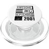 25. Geburtstag Lustiger Spruch 25° compleanno Awesome dal settembre 2001 B Day PopSockets PopGrip per MagSafe