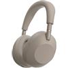 Sony WH-1000XM6 cuffie premium wireless Bluetooth over-ear con Noise Cancelling, suono Hi-Res, comfort elevato, design pieghevole, custodia resistente, 30 ore di autonomia, iOS e Android - Sandstone.