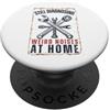 Auto Mechanic Garage Humor Blue Collar A Divertente meccanico automobilistico ancora diagnosticare strani rumori a casa PopSockets PopGrip Adesivo