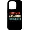 NextLevel Merch Custodia per iPhone 15 Pro Inspira Espira Ignora il detto divertente e colorato