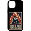 Christian Revival Burn For The Kingdom F Custodia per iPhone 14 Brucia per il culto cristiano del revival del regno