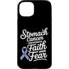 Stomach Cancer Warrior Gifts for Women a Custodia per iPhone 15 Plus Consapevolezza del cancro allo stomaco Pervinca Novembre Cancro allo stomaco