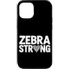 Rare Disease Warrior Gifts for Women and Custodia per iPhone 12/12 Pro Mese di sensibilizzazione sulle malattie rare Zebra febbraio Malattia rara