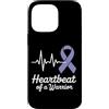Stomach Cancer Warrior Gifts for Women a Custodia per iPhone 14 Pro Max Consapevolezza del cancro allo stomaco Pervinca Novembre Cancro allo stomaco