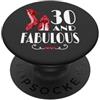 Happy 30th Apparel Im 30 And Fabulous 30th Birthday PopSockets PopGrip Adesivo