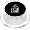 Stomach Cancer Warrior Gifts for Women a Consapevolezza del cancro allo stomaco Pervinca Novembre Cancro allo stomaco PopSockets PopGrip per MagSafe