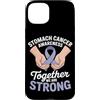 Stomach Cancer Warrior Gifts for Women a Custodia per iPhone 15 Plus Consapevolezza del cancro allo stomaco Pervinca Novembre Cancro allo stomaco