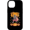 Funny Halloween Shirts Scary Gifts Men W Custodia per iPhone 14 Halloween Dabbing Scheletro Skull Rib Cage Dab Dance Pose