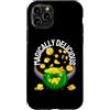 Magically Delicious St Patricks Day Luck Custodia per iPhone 11 Pro St Patricks Day Magically Delicious Fortuna Trifoglio Divertente