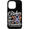 Stomach Cancer Warrior Gifts for Women a Custodia per iPhone 13 Pro Consapevolezza del cancro allo stomaco Pervinca Novembre Cancro allo stomaco