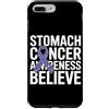 Stomach Cancer Warrior Gifts for Women a Custodia per iPhone 7 Plus/8 Plus Consapevolezza del cancro allo stomaco Pervinca Novembre Cancro allo stomaco