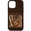 African Black Pride Black History Appare Custodia per iPhone 12 mini Bruno Sugar Melanina Labbra Bellezza Ragazza Nera Empowerment