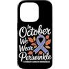 Stomach Cancer Warrior Gifts for Women a Custodia per iPhone 14 Pro Consapevolezza del cancro allo stomaco Pervinca Novembre Cancro allo stomaco