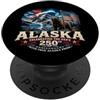 Alaska Pride U.S.A. 250th Anniversary by USA 250° Anniversario Alaska Pride PopSockets PopGrip Adesivo