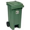 Stefanplast Bidone Immondizia con Ruote con Pedale Verde di Stefanplast