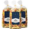 Terre Dei Trulli Gigli Tricolore - 3 Confezioni Da 500g | Pasta Artigianale Tradizionale 100% Italiana | Pasta Di Semola Di Grano Duro | Made In Italy