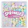 Miss doozy Perle Commestibili Bianche per Decorazioni (130g) - 4 Misure di Perline per Decorare Torte, Cupcake & Biscotti - Ideali per Matrimoni, Compleanni, Halloween, Natale, Sprinkles (Pastello)