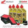 CASTROL / HIFLO KIT TAGLIANDO OLIO CASTROL 10W30 POWER1 HONDA CRF 1000 AFRICA TWIN DCT 2016 2017