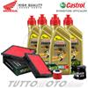 CASTROL / HIFLO TAGLIANDO HONDA CRF1000 AFRICA TWIN DCT 2016-2019 / CASTROL P1 10W30 + FILTRI