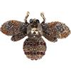 TMISHION Spilla Vintage Ape e Perle per, Elegante Accessorio Cerimonia con, Ornamento Abito Sposa Raffinato