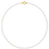 PEARLS & COLORS - Collana Vere Perle di Coltura d'Acqua Dolce Rotonde - Colore Bianco Naturale - qualità AAA+ - Oro Giallo
