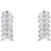 Ottaviani Orecchini da donna di Ottaviani. Orecchini rodiati con con cubic zirconia di colore silver. La misure sono: lunghezza 2.2 larghezza 0.9 chiusura farfalla. La referenza è 500972O
