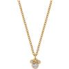 Disney Collana Minnie, Acciaio Inossidabile con Zirconi per Bambini e Bambine, Lunghezza 45cm, Gioielli