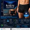 TENA Men Protective Boxer Lavabile Taglia M - Boxer Uomo Assorbente Riutilizzabile per Gocce e Piccole Perdite 1 Pz