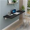 Generic Tavolo pieghevole da parete - postazione di lavoro galleggiante per laptop per piccoli spazi, camera da letto, ufficio, balcone