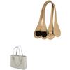 Generico Manici Borsa,Manici per Borse Uncinetto,Manici per Borse Lunghi Corti Sottili Manici in Pelle PU tracolle per O Bag Manici per Borse da Tenere a Mano per la Realizzazione (Kaki, 51CM)