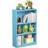Furinno JAYA Simple Home Libreria a 3 Livelli, Blu