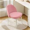 WXJHL Sedia da Pranzo (singola) - Sedia Moderna Per Cucina Con Schienale e Gambe in Metallo, Sedia Ergonomica Versatile Per Camera da Letto, Ufficio, Sala da Pranzo