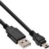 InLine® Cavo USB 2.0 Mini, Am/ Bm(5pol.), Sony, Casio, Palm, Canon, HP, 2m